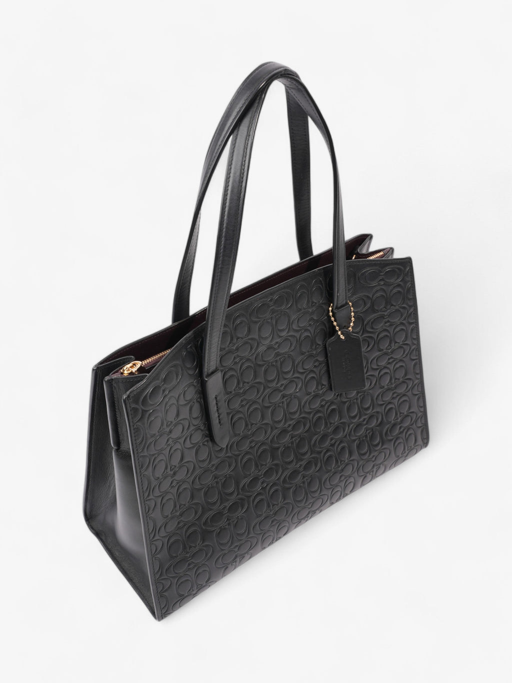 Coach Charlie Carryall Black Leather