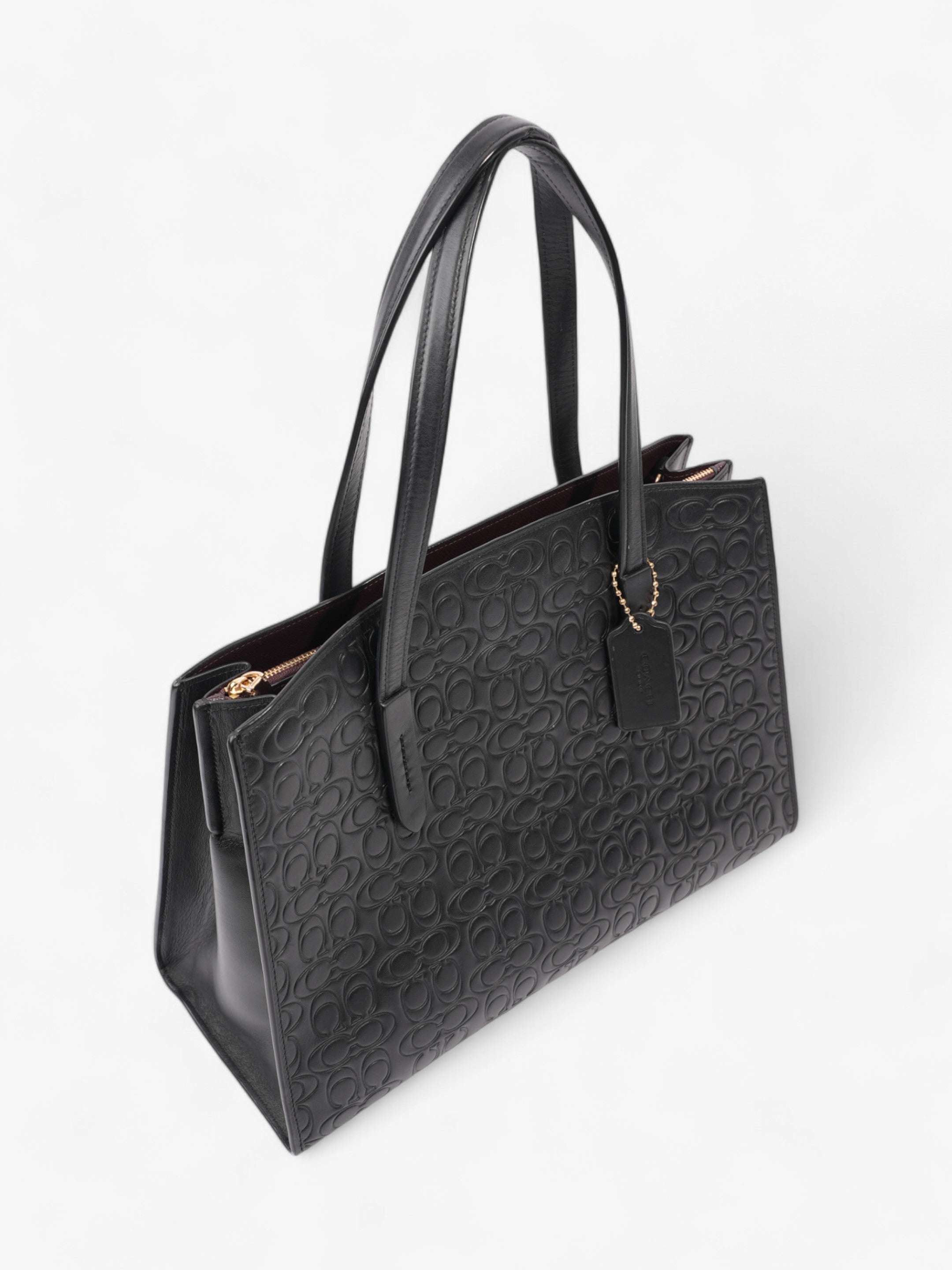 Coach Charlie Carryall Black Leather