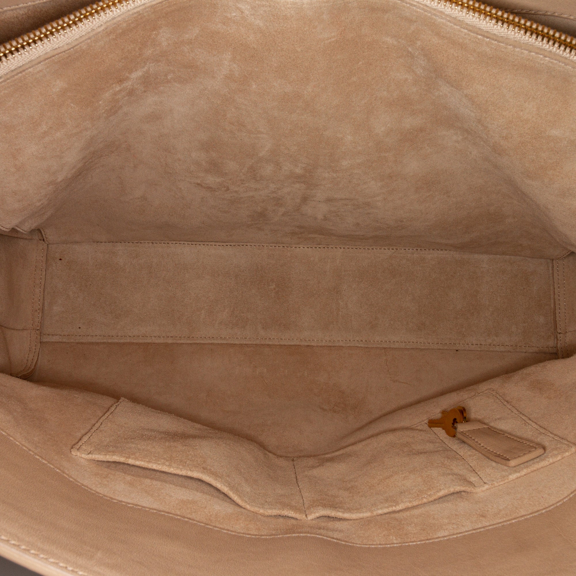 Brown Saint Laurent Large Sac de Jour Tote Bag