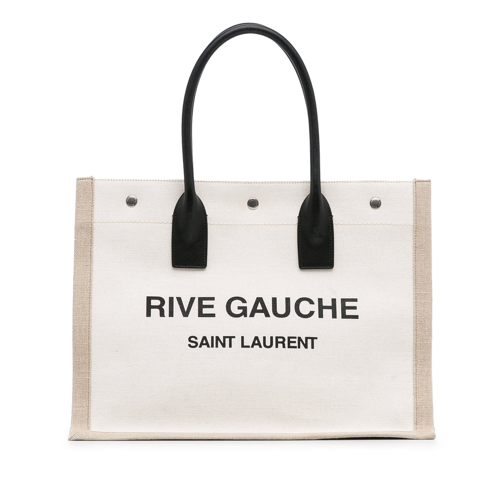 Brown Saint Laurent Rive Gauche Noe Tote
