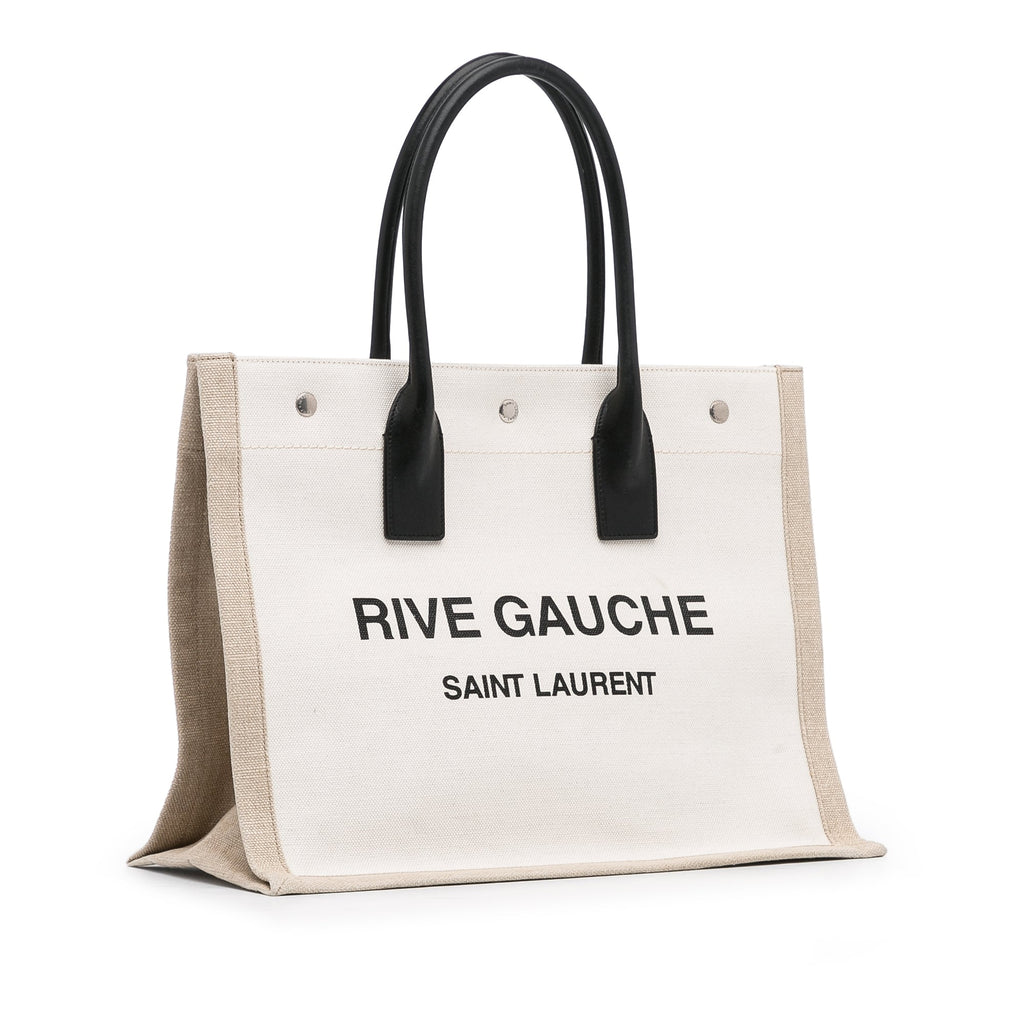 Brown Saint Laurent Rive Gauche Noe Tote