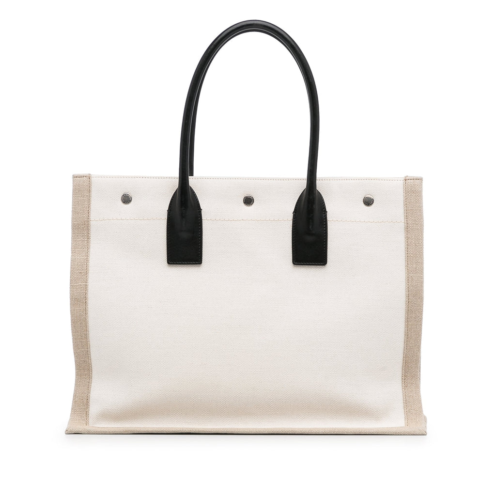 Brown Saint Laurent Rive Gauche Noe Tote