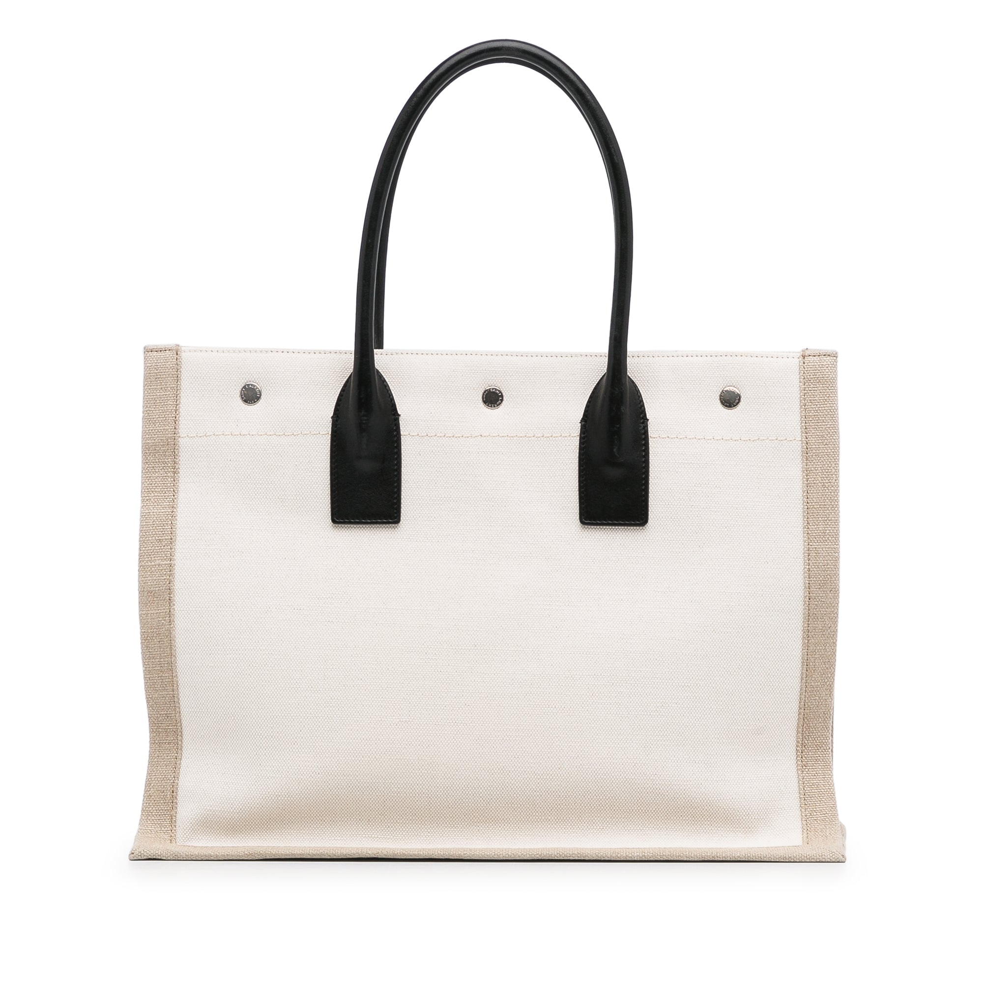 Brown Saint Laurent Rive Gauche Noe Tote