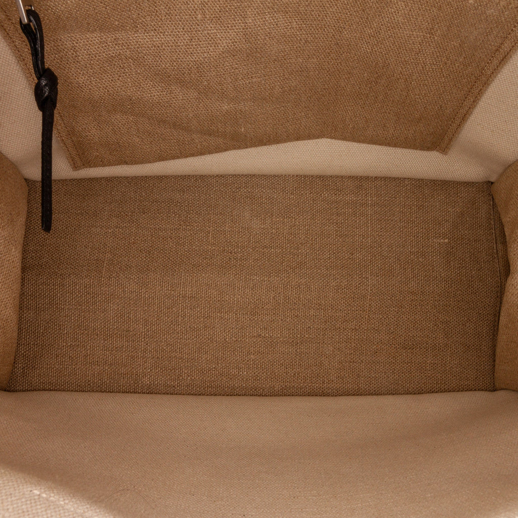 Brown Saint Laurent Rive Gauche Noe Tote