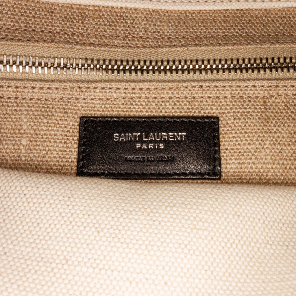 Brown Saint Laurent Rive Gauche Noe Tote