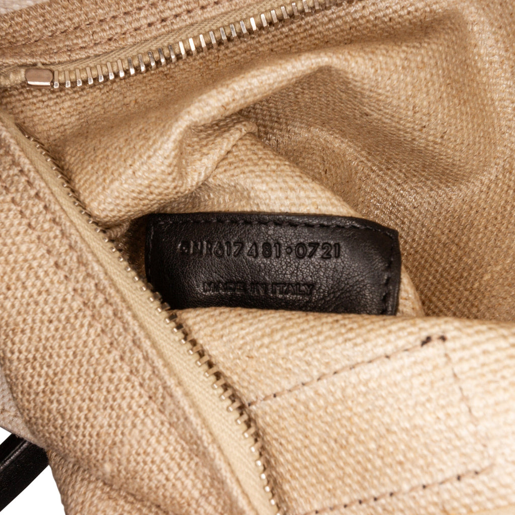 Brown Saint Laurent Rive Gauche Noe Tote