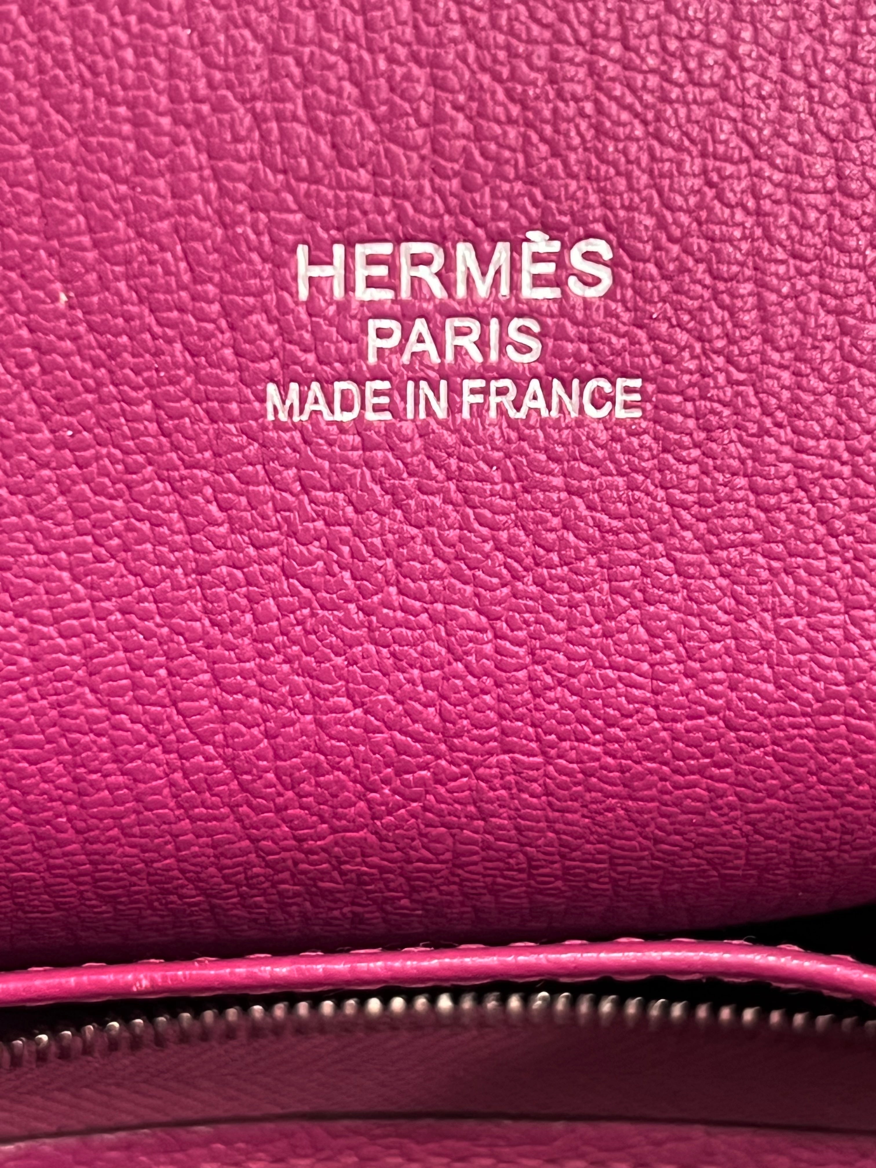 HERMÈS CLEMENCE LEATHER JYPSIERE 34 SHOULDER BAG