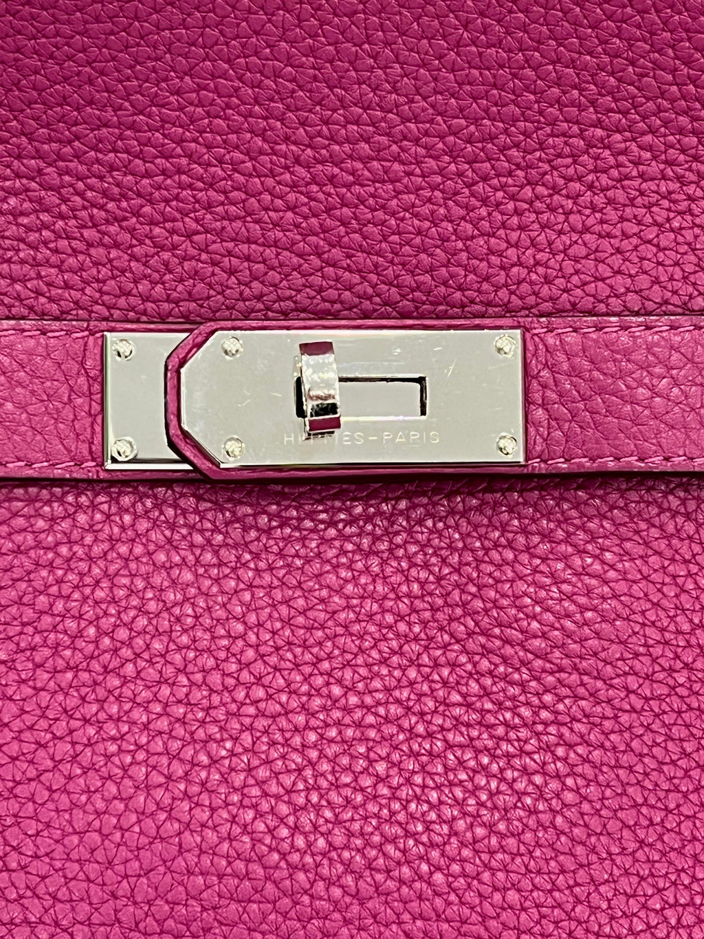 HERMÈS CLEMENCE LEATHER JYPSIERE 34 SHOULDER BAG