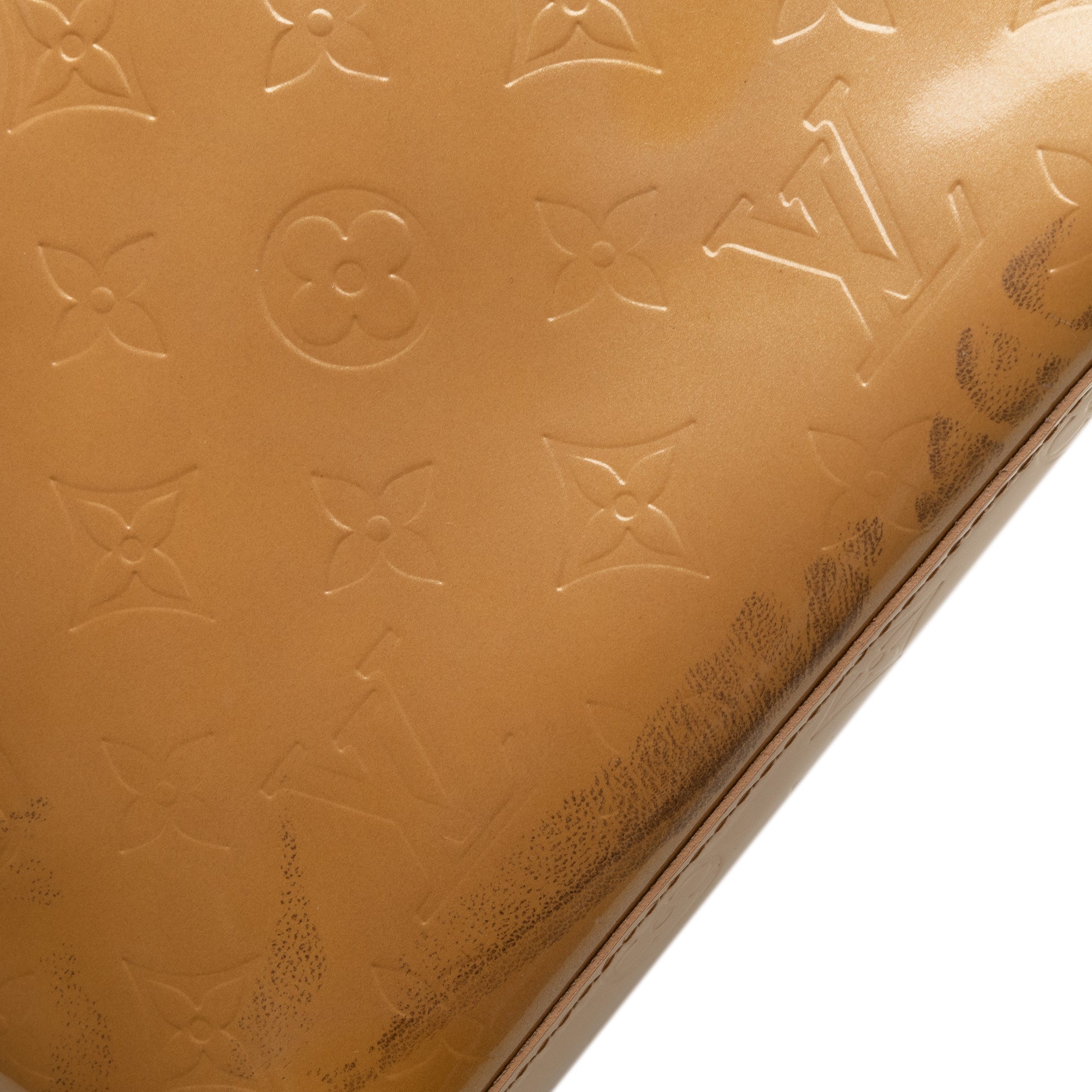 Brown Louis Vuitton Monogram Vernis Reade PM Handbag