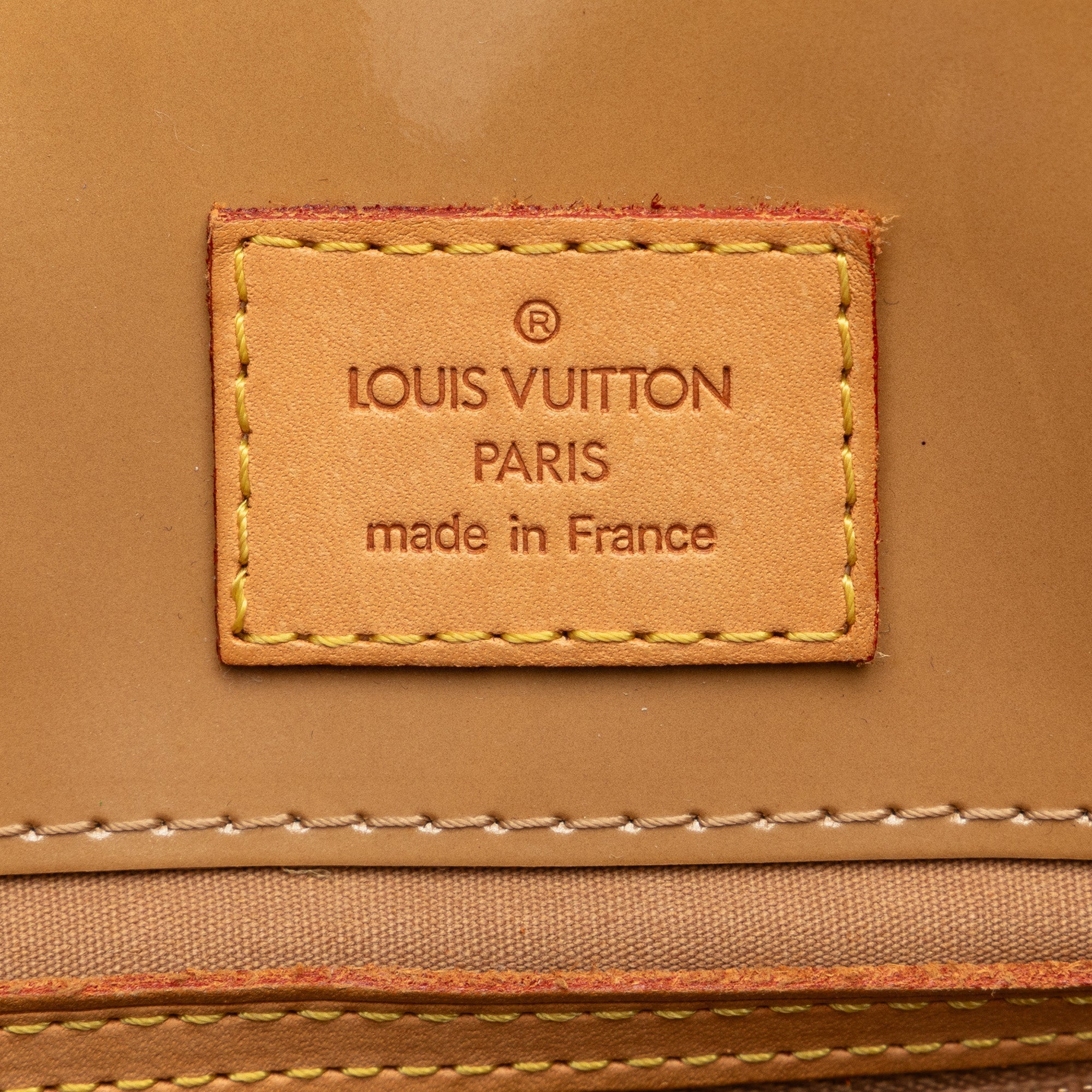 Brown Louis Vuitton Monogram Vernis Reade PM Handbag