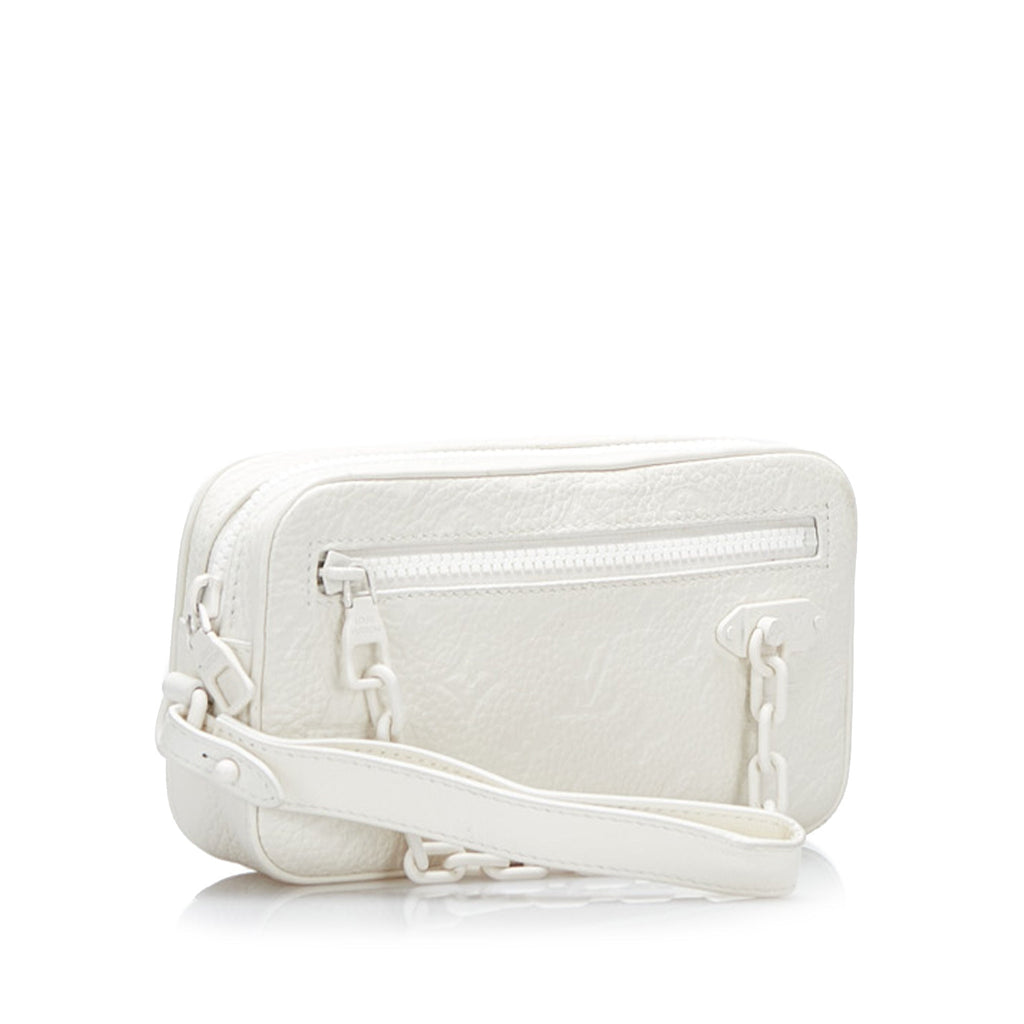 White Louis Vuitton Monogram Taurillon Volga