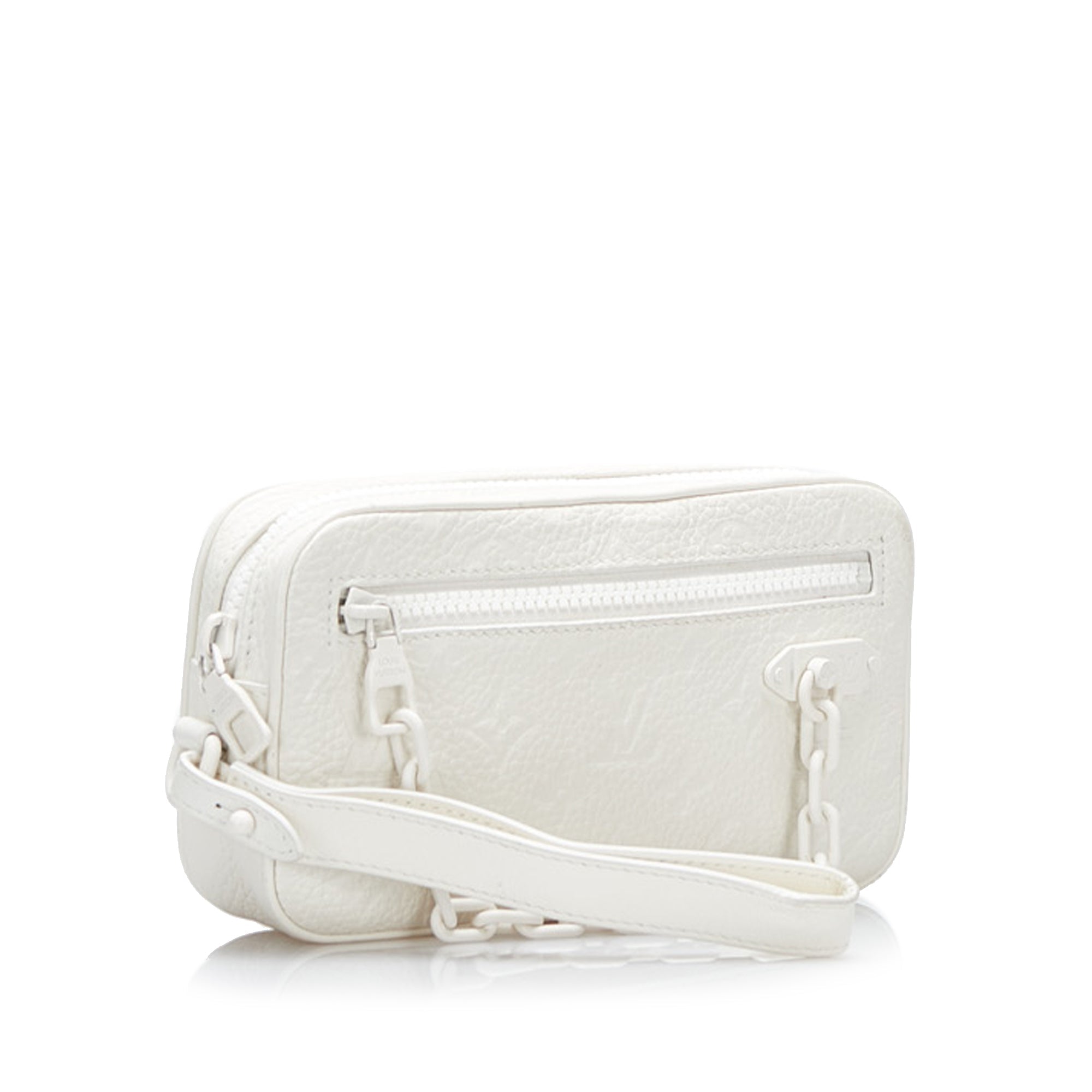 White Louis Vuitton Monogram Taurillon Volga