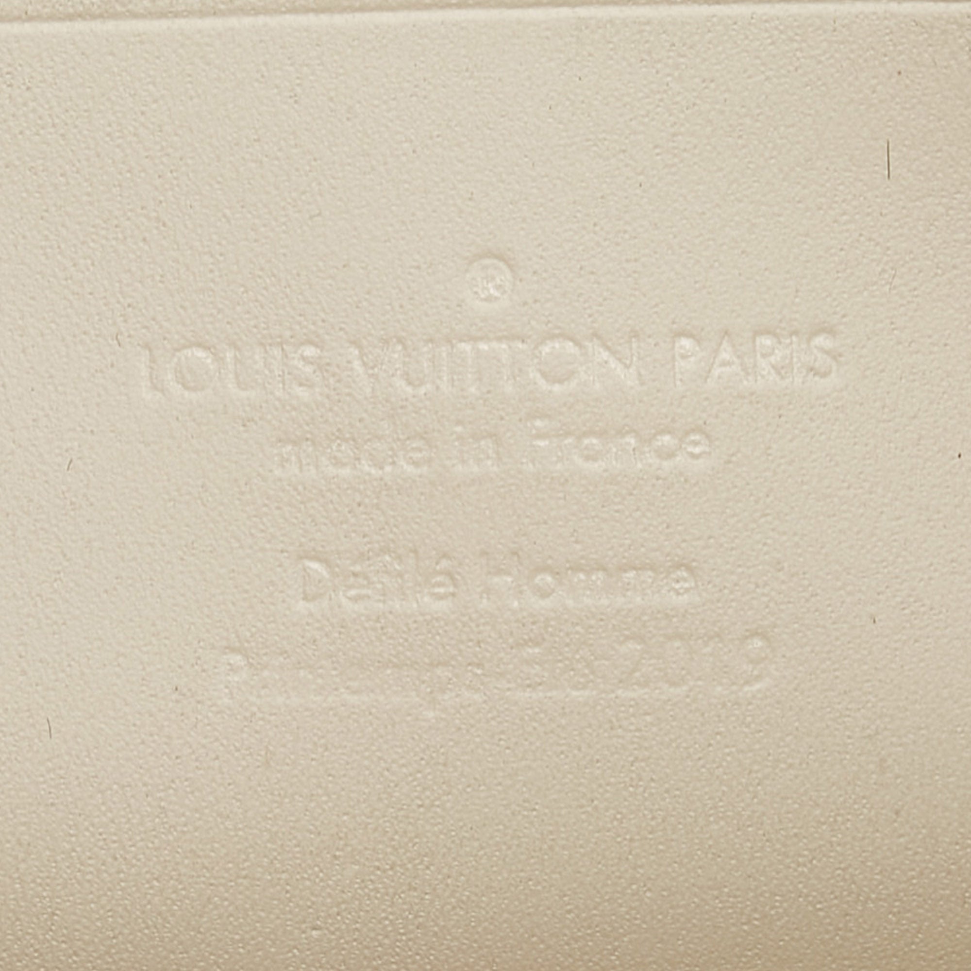 White Louis Vuitton Monogram Taurillon Volga