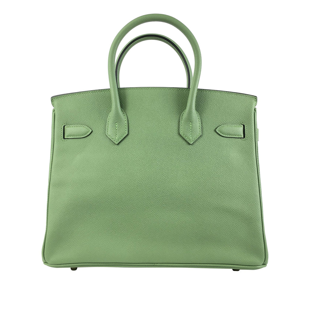 HermÃƒÆ’Ã‚Â¨s Birkin 30 Light Green Epsom Gold
