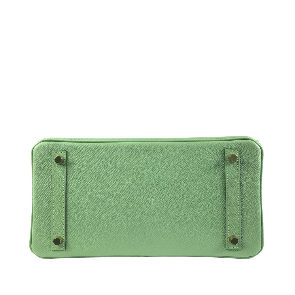HermÃƒÆ’Ã‚Â¨s Birkin 30 Light Green Epsom Gold