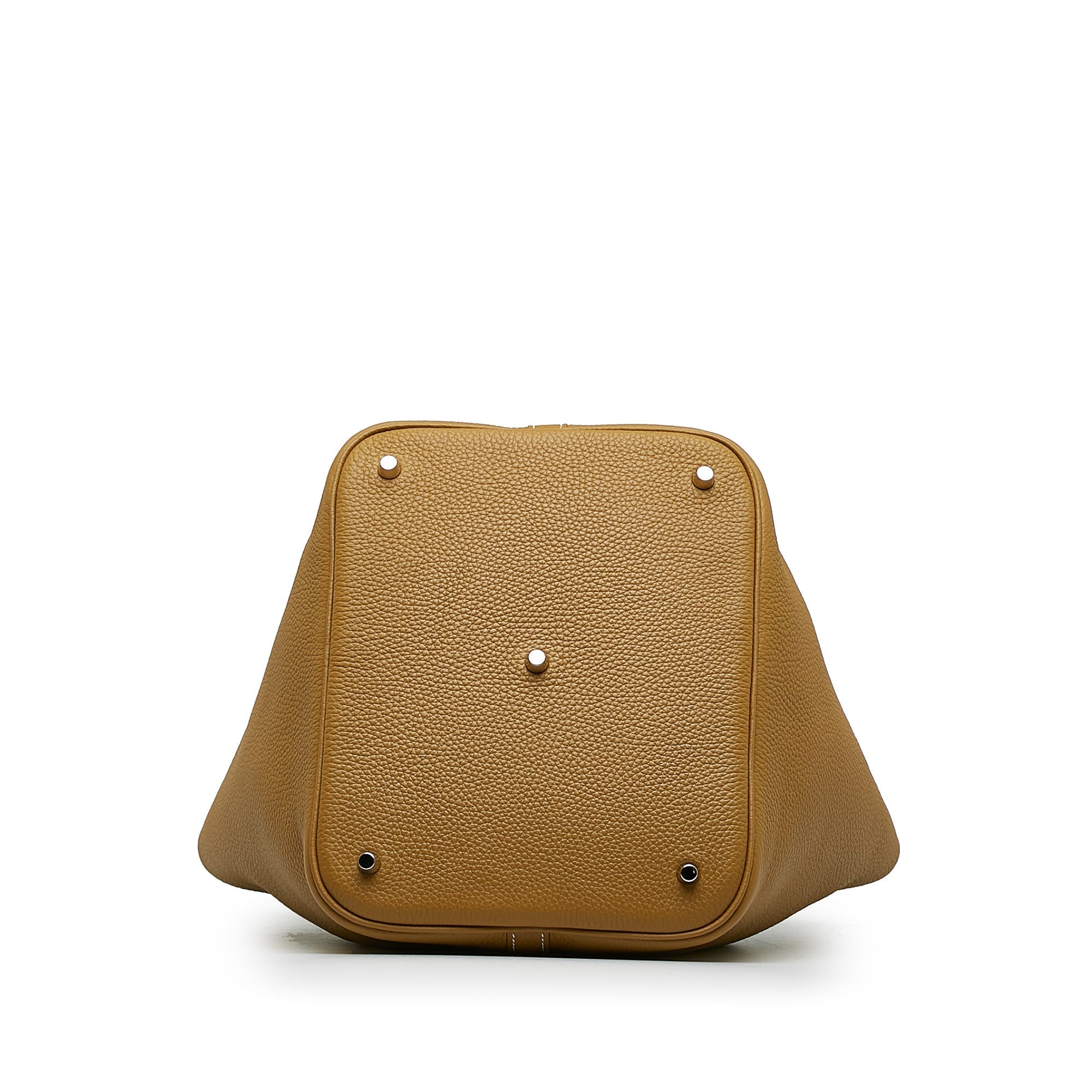 HermÃƒÆ’Ã‚Â¨s Picotin Lock GM Brown Clemence Palladium