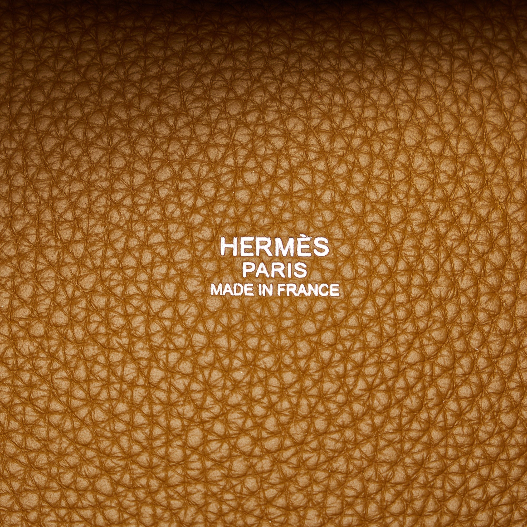 HermÃƒÆ’Ã‚Â¨s Picotin Lock GM Brown Clemence Palladium