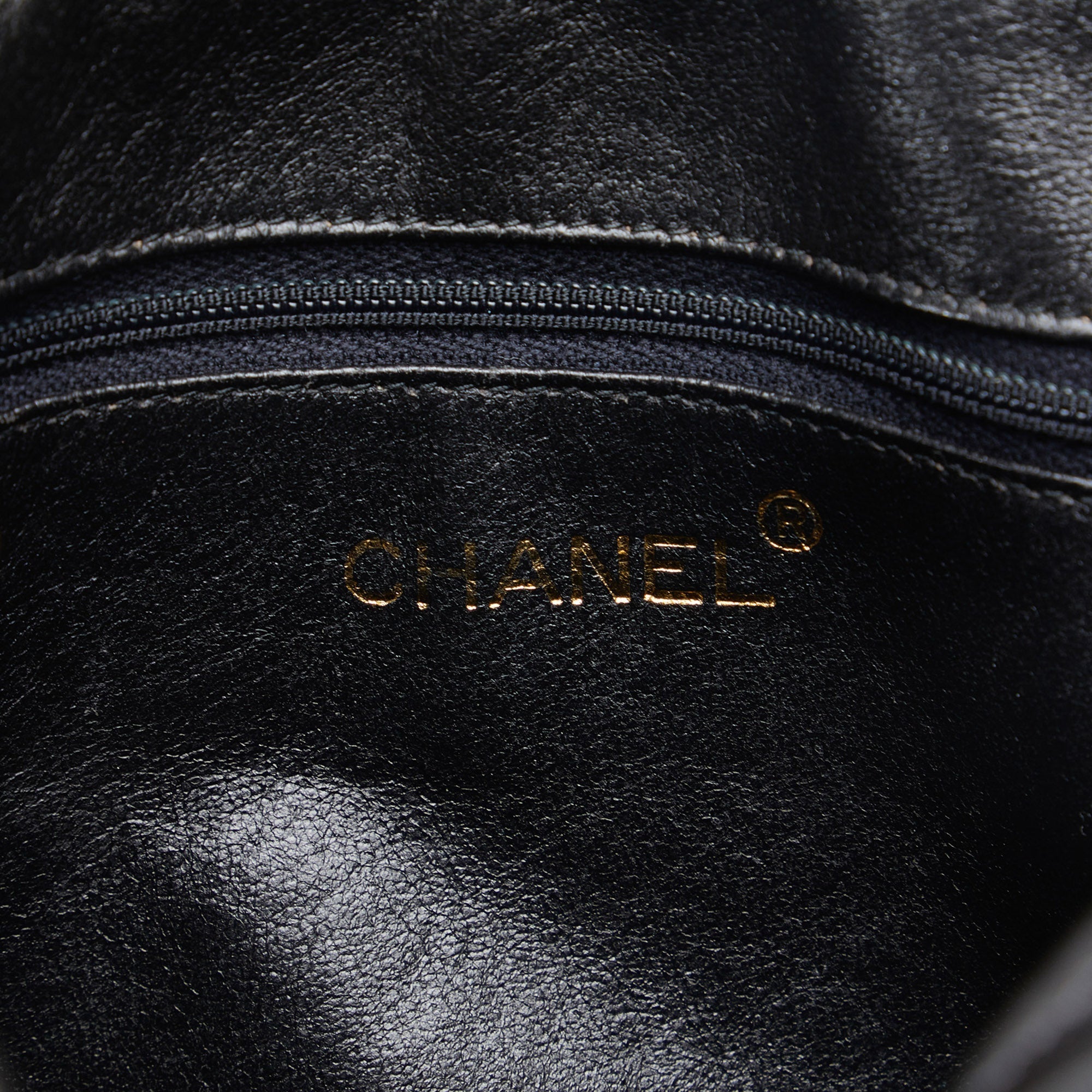 Chanel Triple CC Camera Bag Black Lambskin Gold