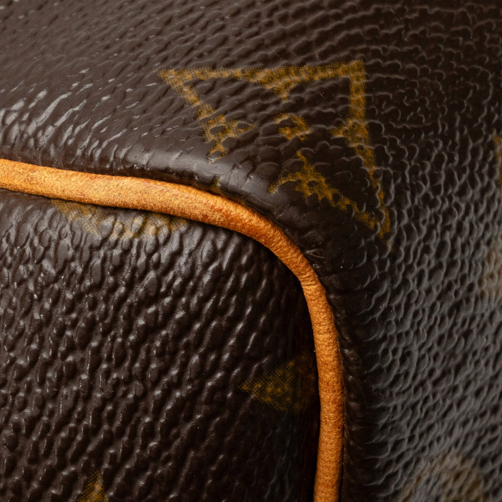 Brown Louis Vuitton Monogram Speedy 25 Boston Bag