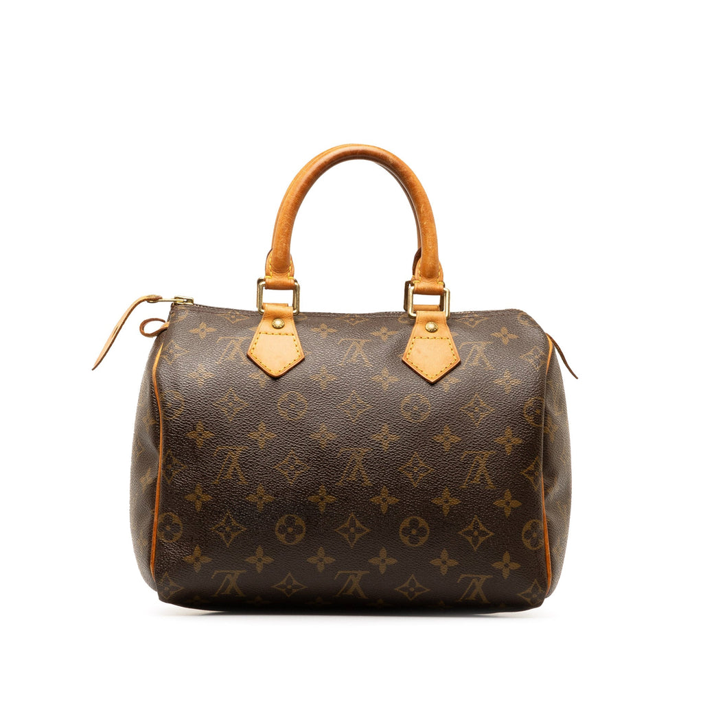 Brown Louis Vuitton Monogram Speedy 25 Boston Bag
