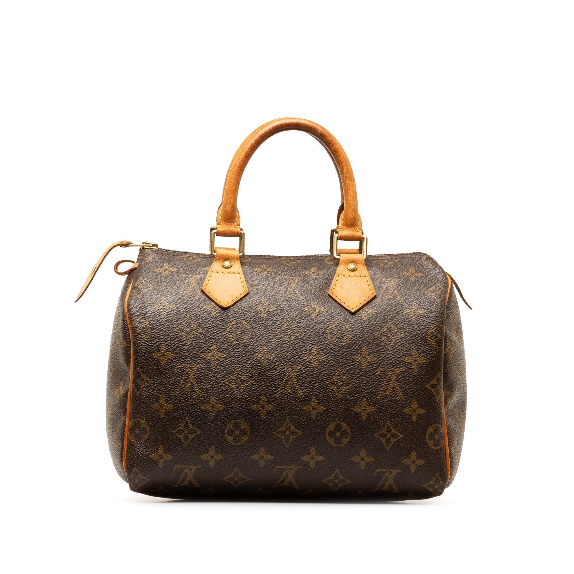 Brown Louis Vuitton Monogram Speedy 25 Boston Bag