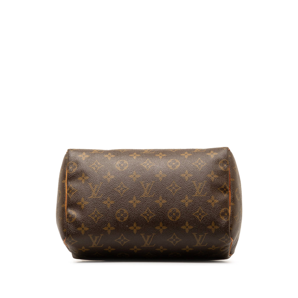 Brown Louis Vuitton Monogram Speedy 25 Boston Bag