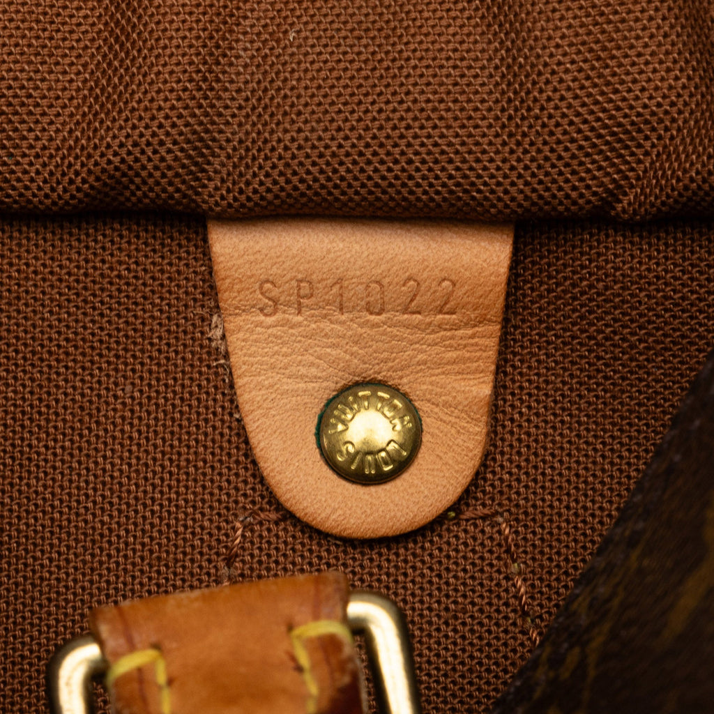 Brown Louis Vuitton Monogram Speedy 25 Boston Bag
