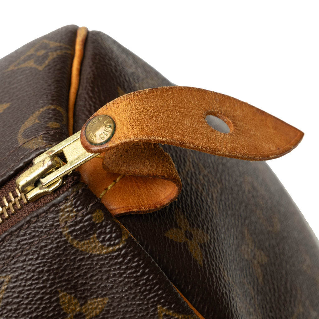 Brown Louis Vuitton Monogram Speedy 25 Boston Bag