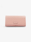 Gucci Continental Flap Wallet Pink Leather