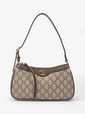 Gucci Ophidia Beige And Ebony GG Supreme Coated Canvas Small