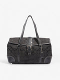 Coach Classic Handbag Black Canvas