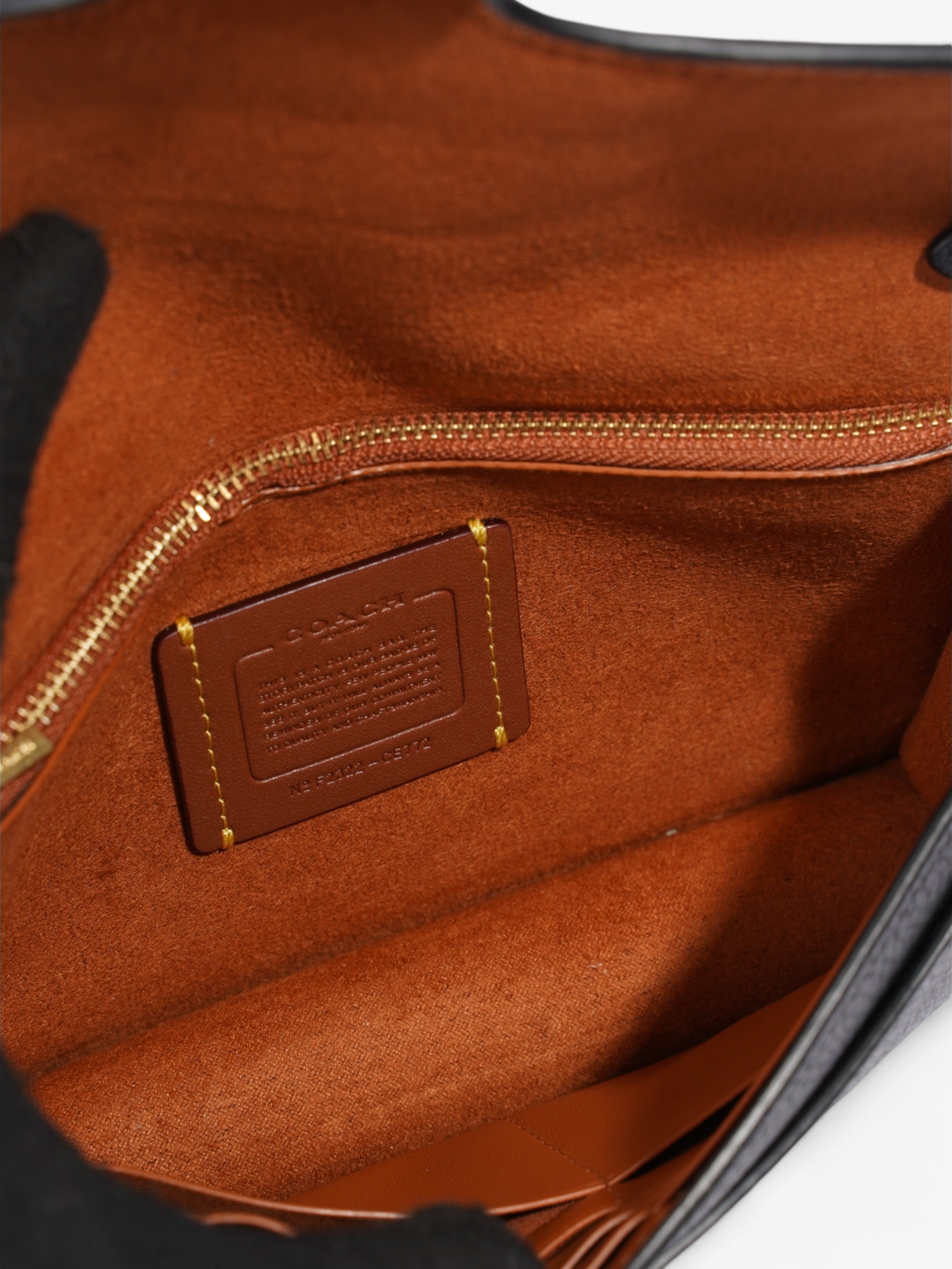 Coach Coach tabby Black Grained Leather 20