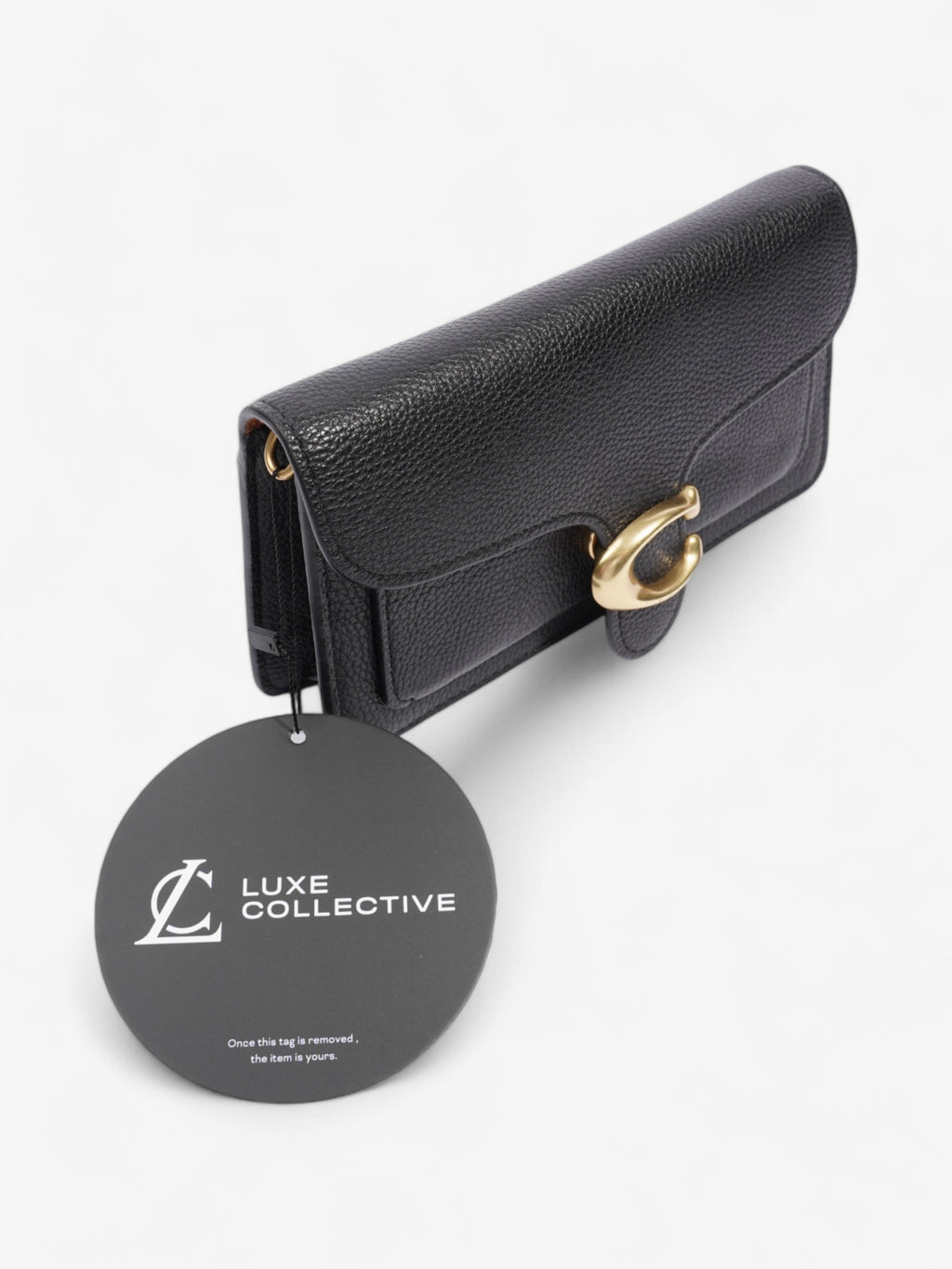 Coach Coach tabby Black Grained Leather 20