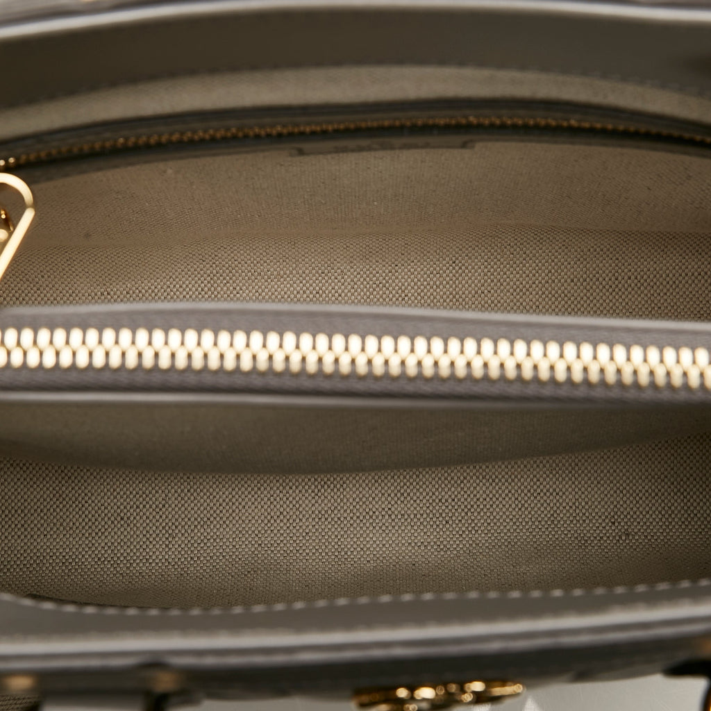 Gucci GG Handbag Grey MatelassÃƒÆ’Ã‚Â© Leather