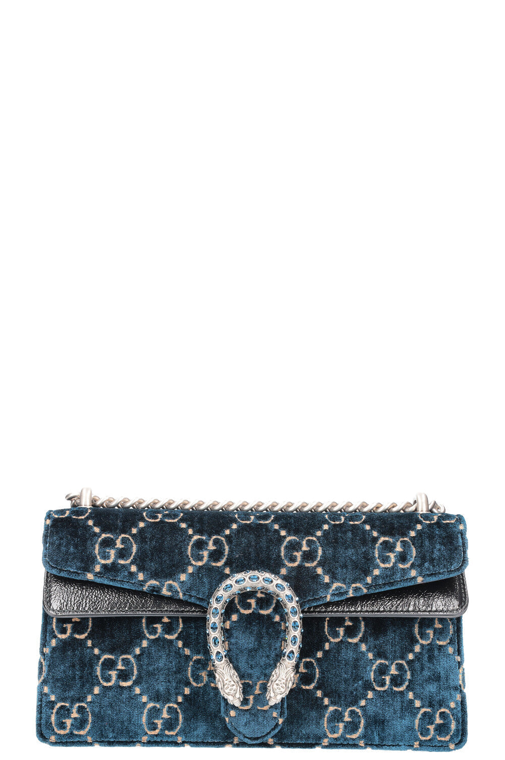GUCCI Small Dionysus Bag Velvet Blue