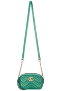 GUCCI Marmont Small Camera Bag Green