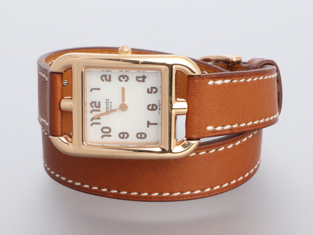 HermÃ¨s 18K Rose Gold Ladies Cape Cod Watch