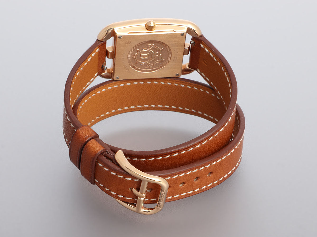HermÃ¨s 18K Rose Gold Ladies Cape Cod Watch