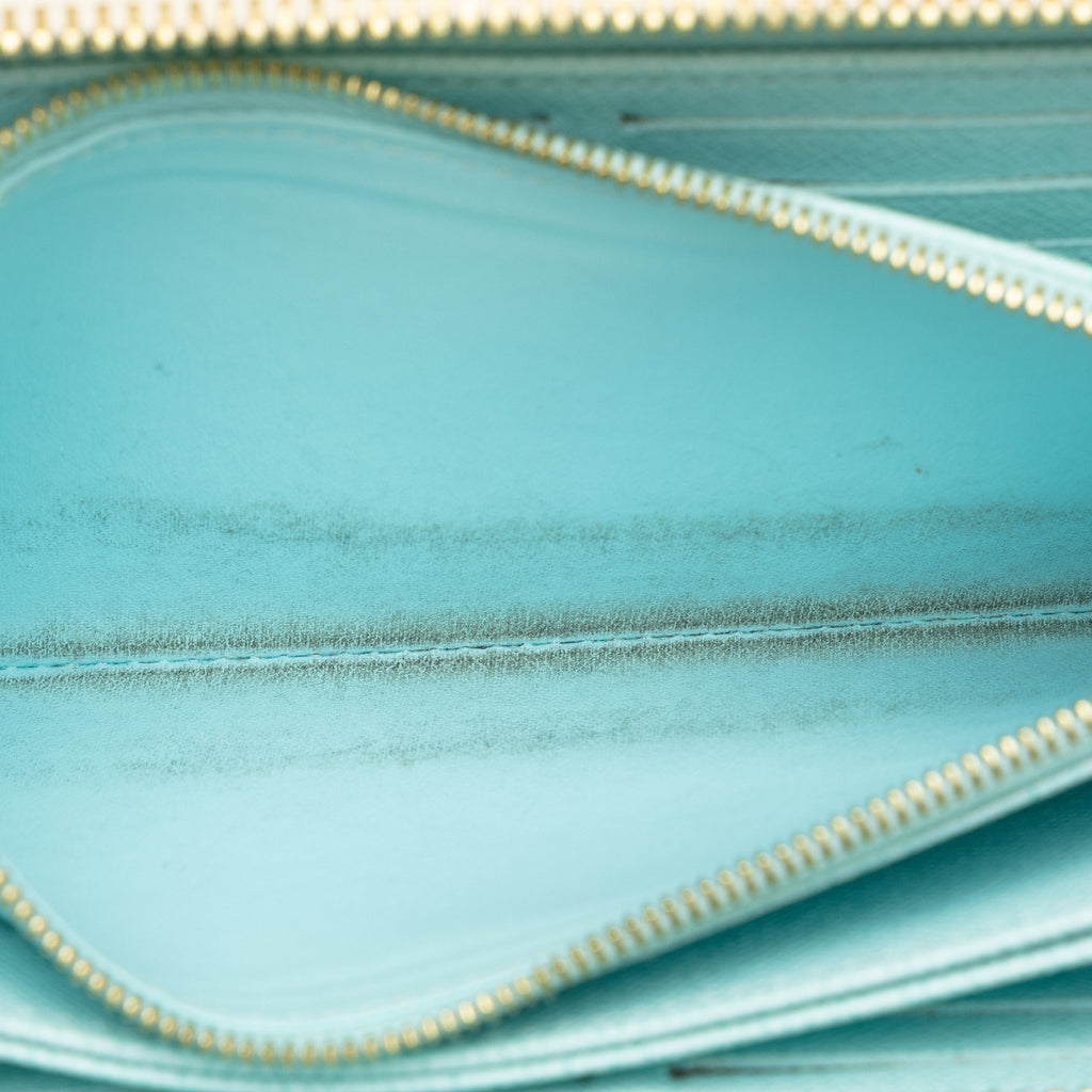 Blue Louis Vuitton Monogram Giant By The Pool Zippy Wallet