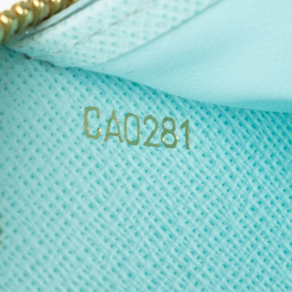 Blue Louis Vuitton Monogram Giant By The Pool Zippy Wallet