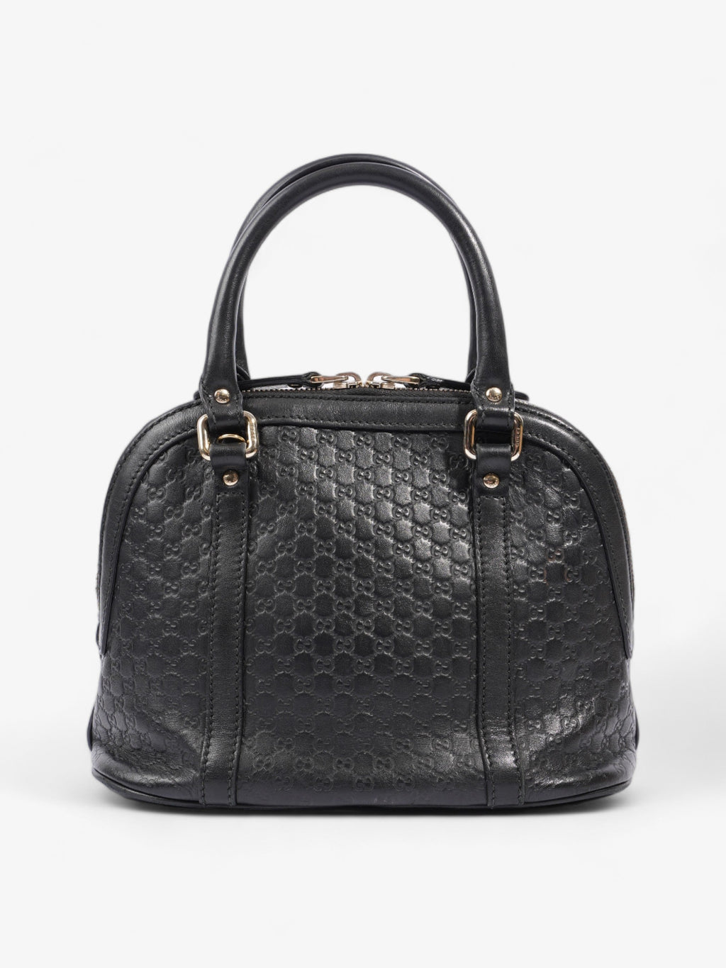 Gucci Mini Dome Black Microguccissima Empreinte Leather