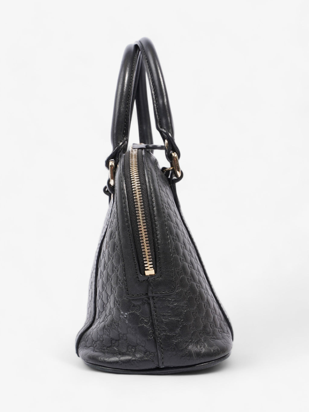 Gucci Mini Dome Black Microguccissima Empreinte Leather