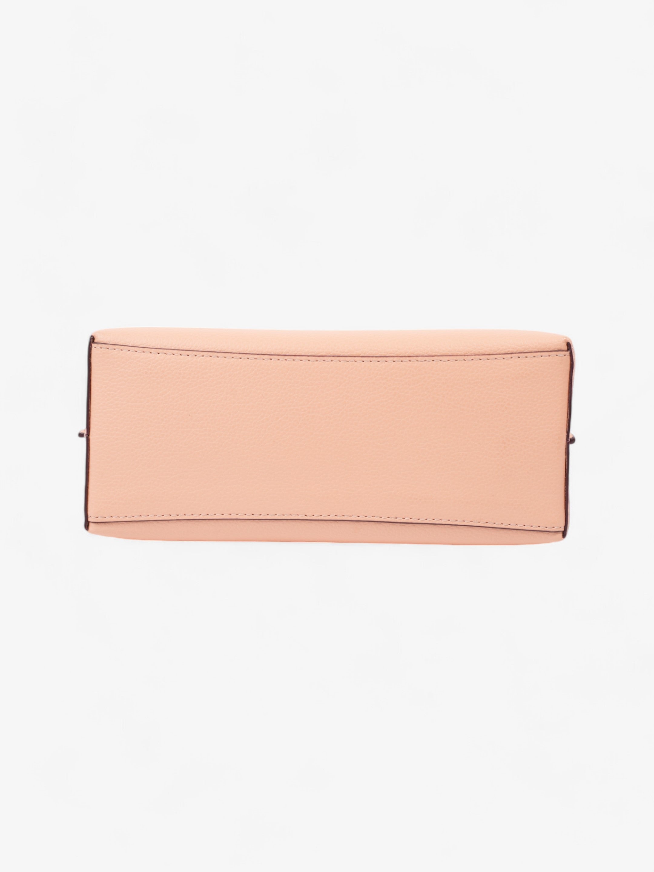 Coach Mollie Tote Pink Nude Grained Leather 25
