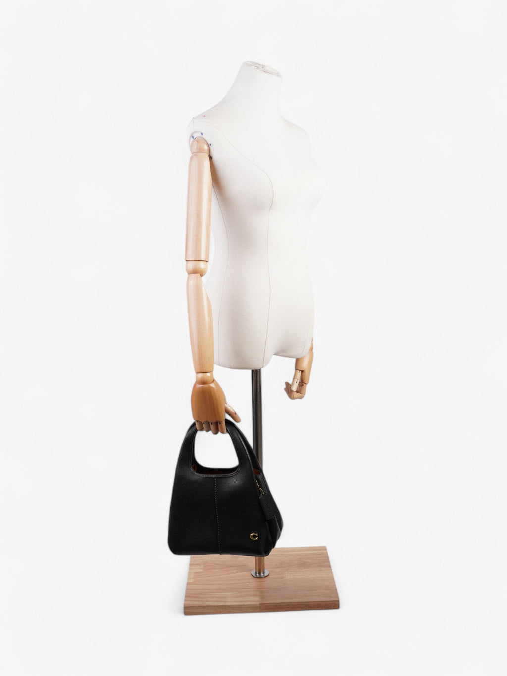 Coach Lana Black Grained Leather 23
