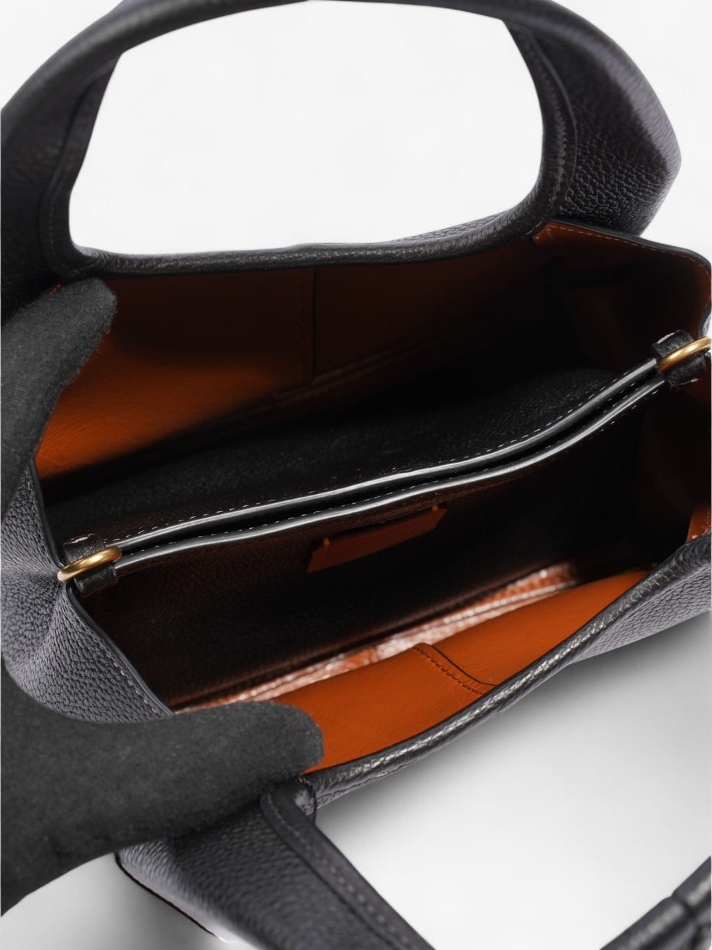 Coach Lana Black Grained Leather 23