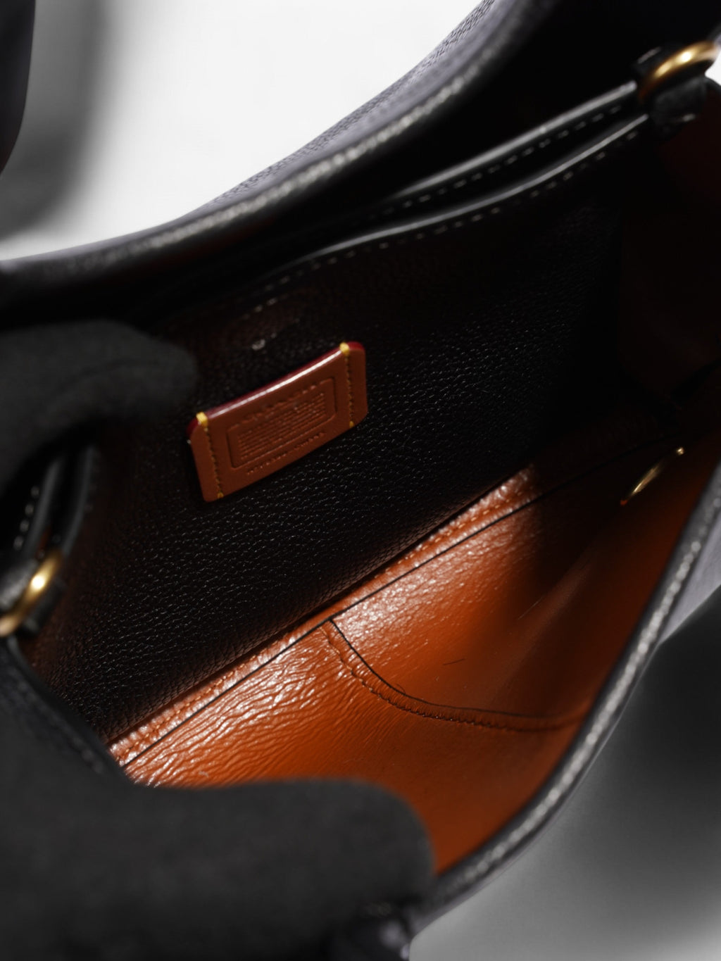 Coach Lana Black Grained Leather 23