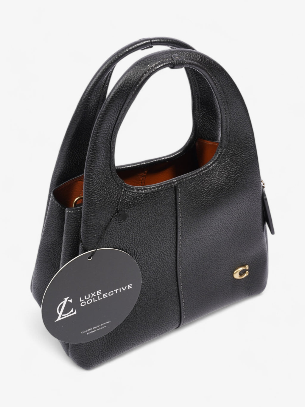 Coach Lana Black Grained Leather 23