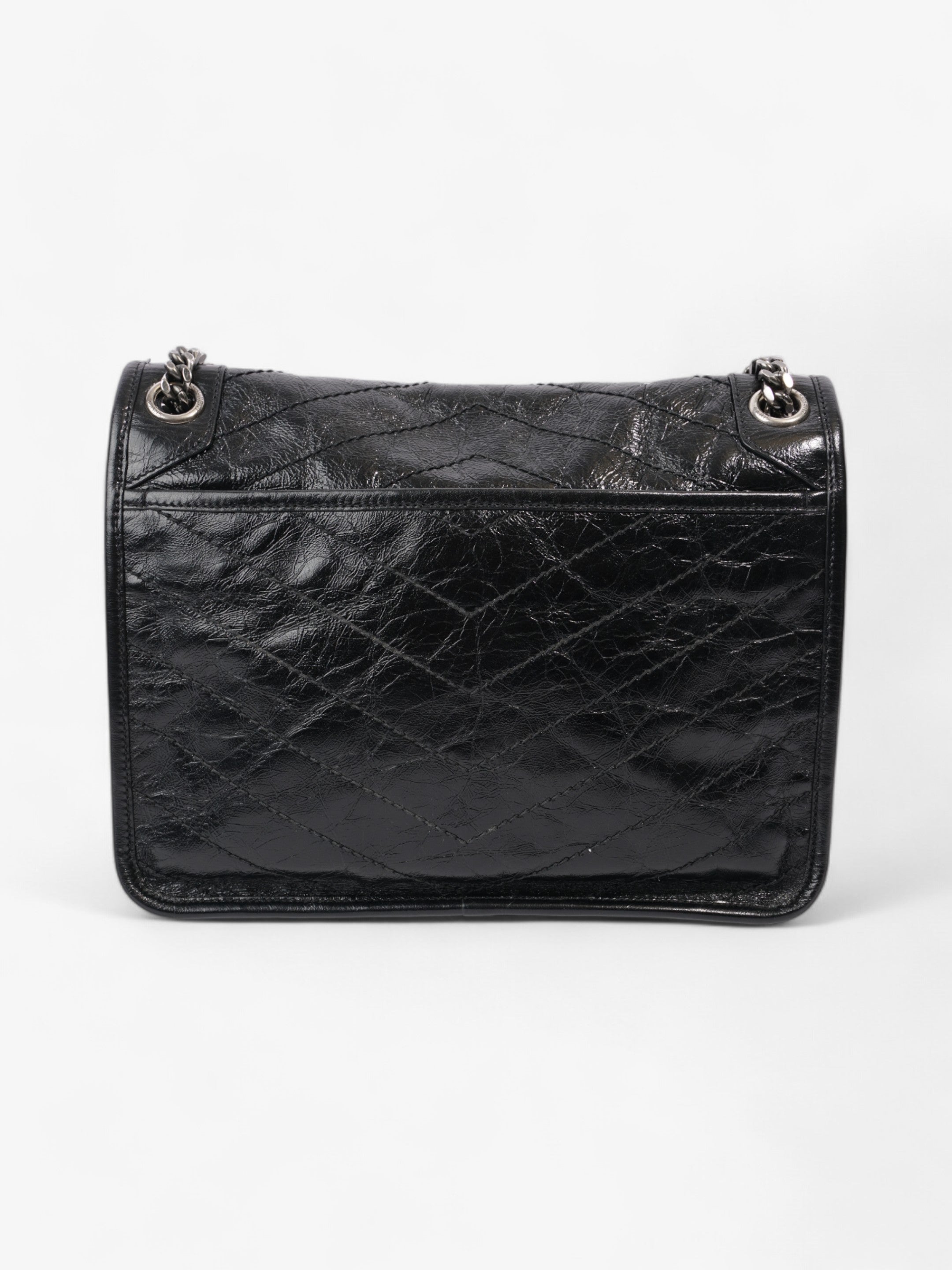Saint Laurent Niki Black Calfskin Leather Large