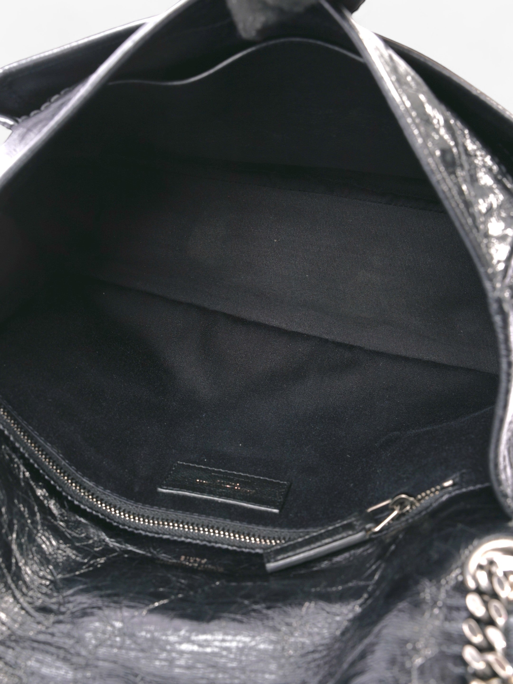 Saint Laurent Niki Black Calfskin Leather Large