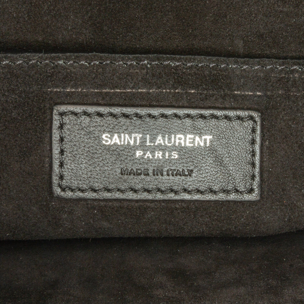 Yves Saint Laurent Sunset Medium Black Calfskin